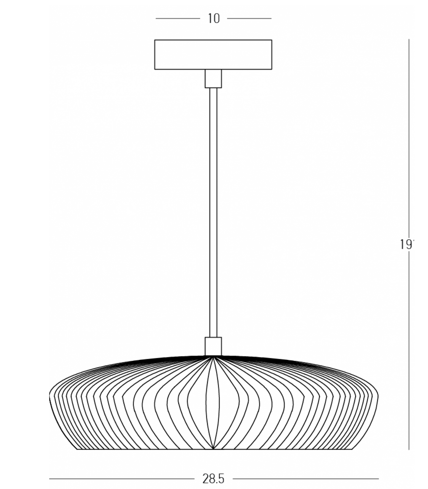 ZAM Grey Clay & Black Pendant - ID 13885