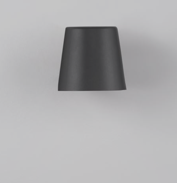 Conical Black Outdoor IP54 Wall Down Light - ID 13959