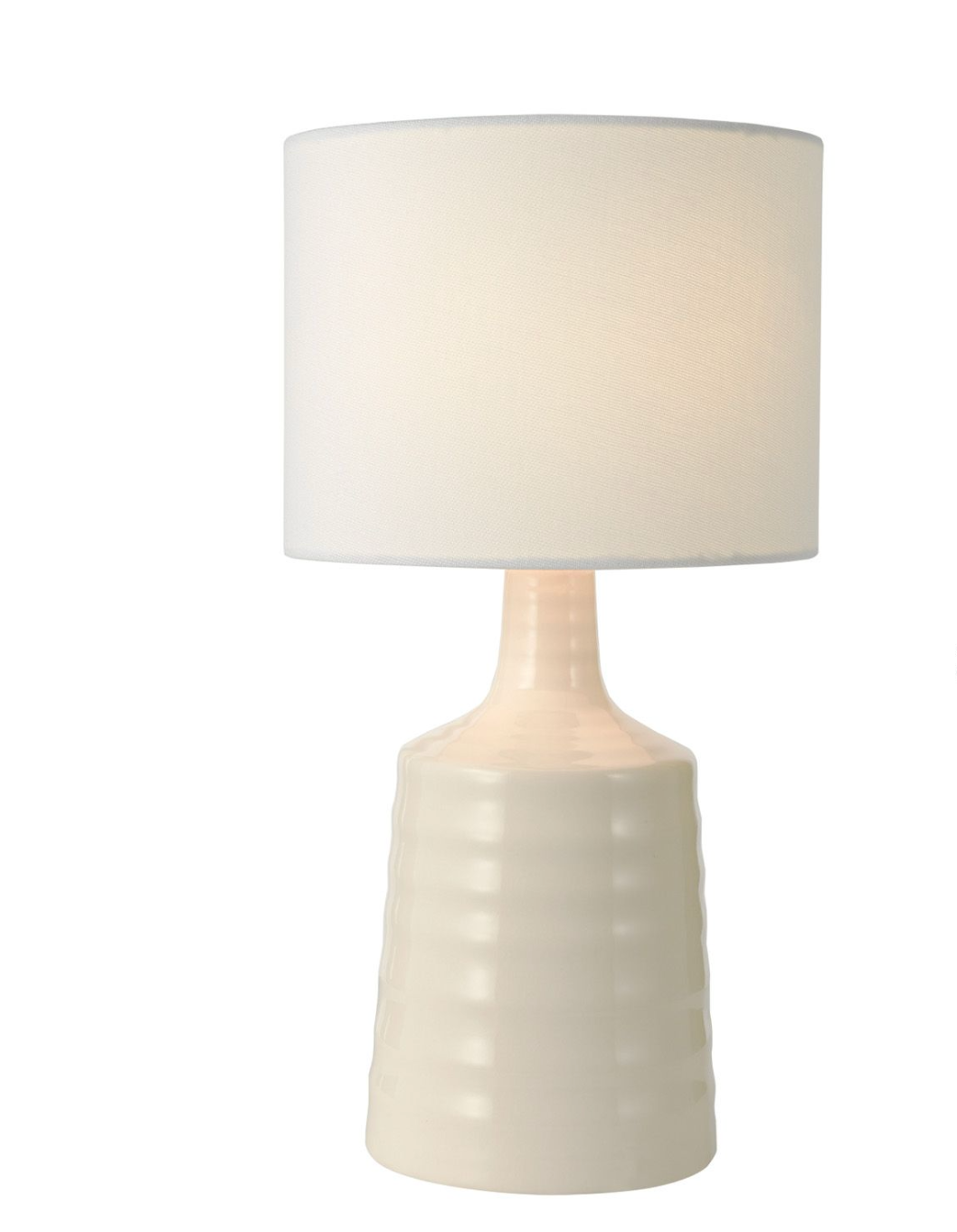 Table Lamp Cream With Shade - ID 14290-V2