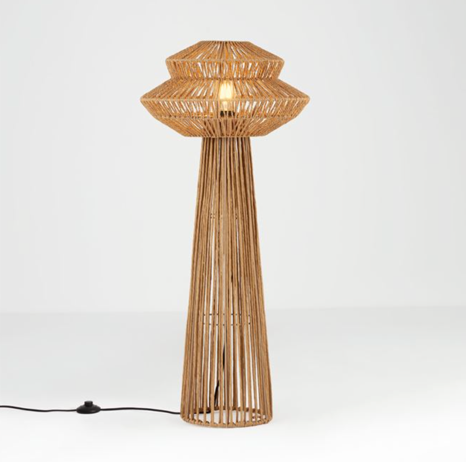 NL rope mesh floor light natural finish - ID 14483