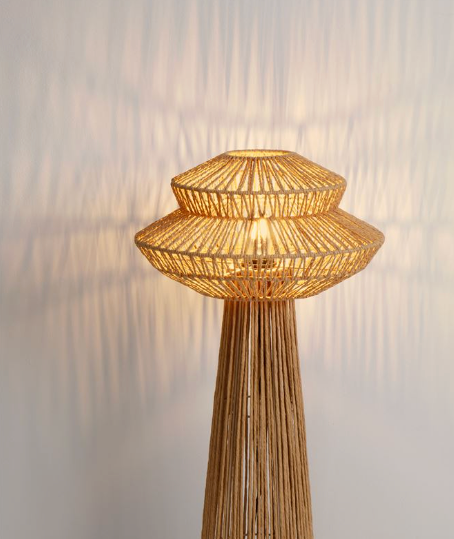 NL rope mesh floor light natural finish - ID 14483
