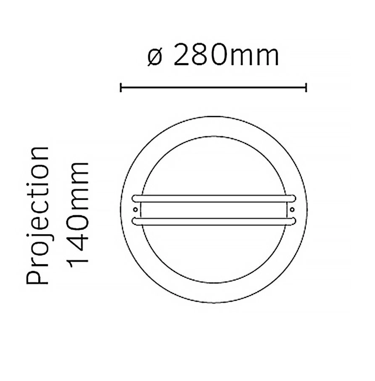 Exterior Eye Bulkhead 1lt Wall Light Galvanised/Opal - ID 14638