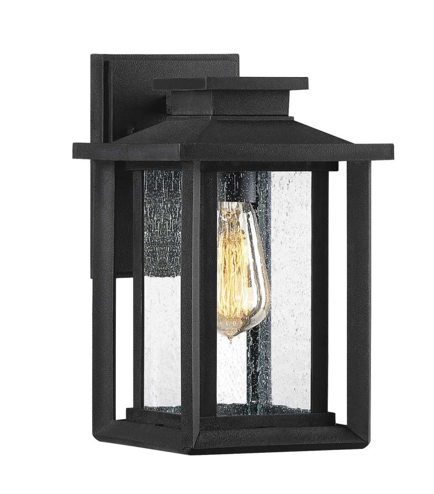 Evelyn Small Black Exterior Wall Lantern - ID 14639