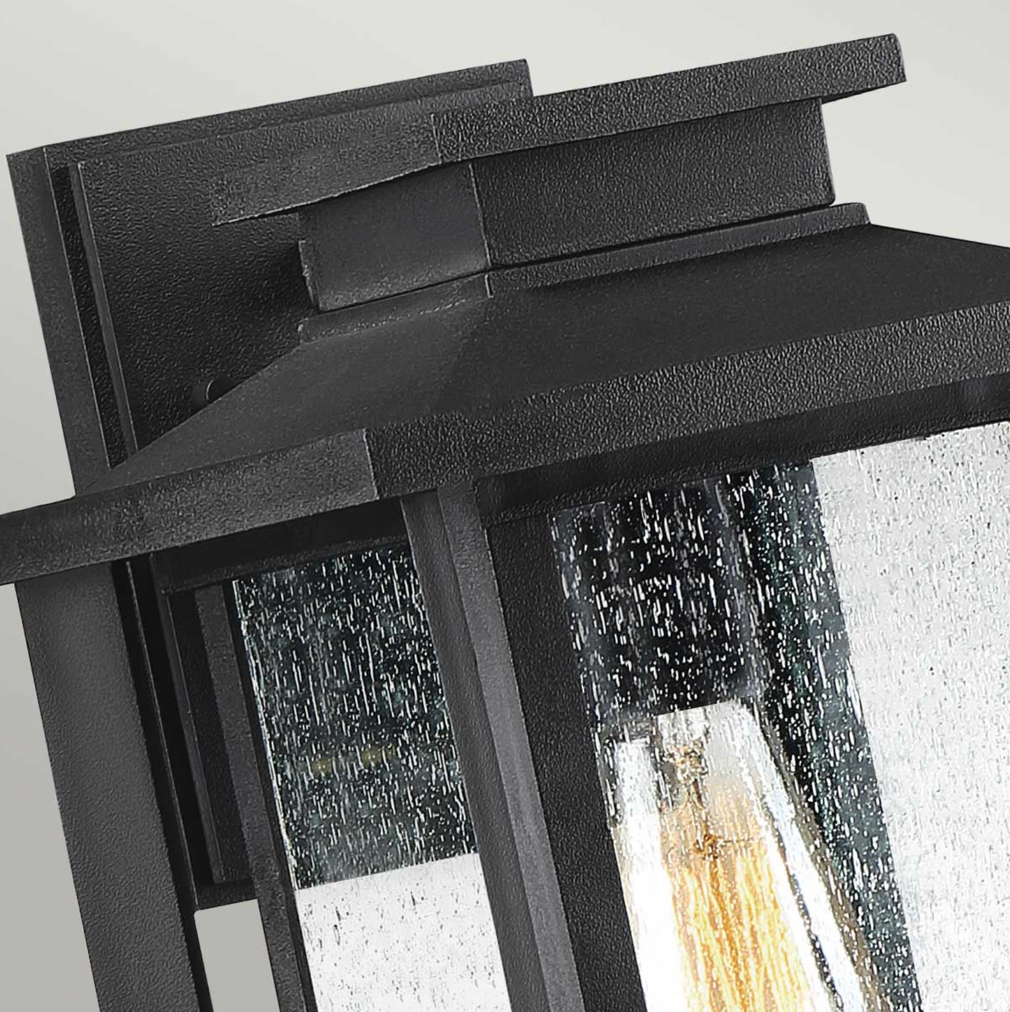Evelyn Medium Black Exterior Wall Lantern - ID 14640