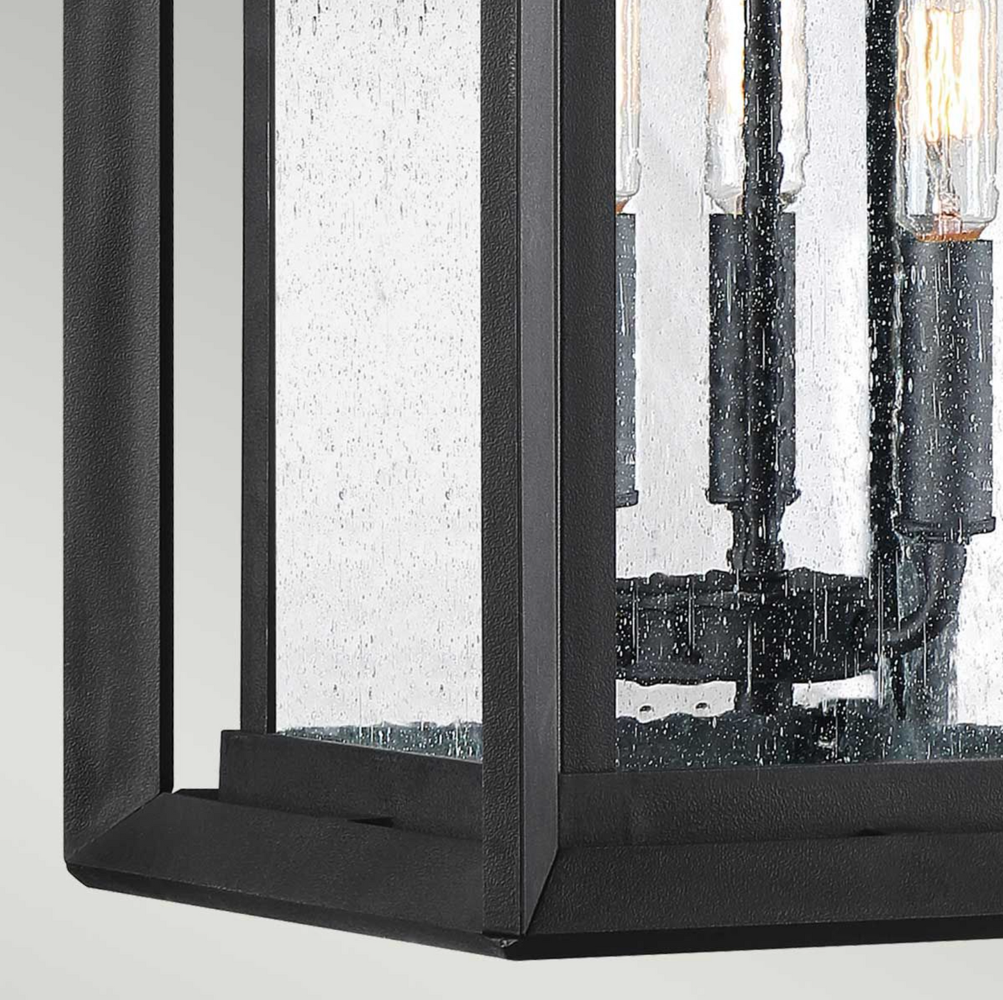 Evelyn Large Black Exterior Wall Lantern - ID 14641