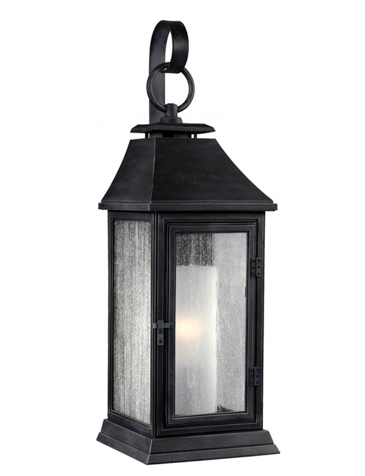 Herd Weathered Zinc Small Exterior Wall Lantern - ID 14647
