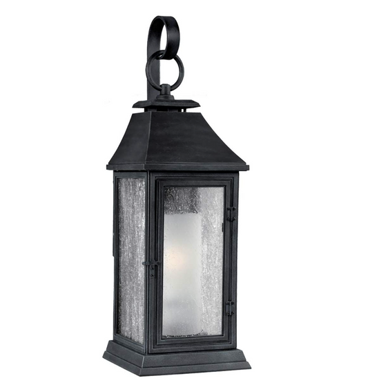 Herd Weathered Zinc Medium Exterior Wall Lantern - ID 14648