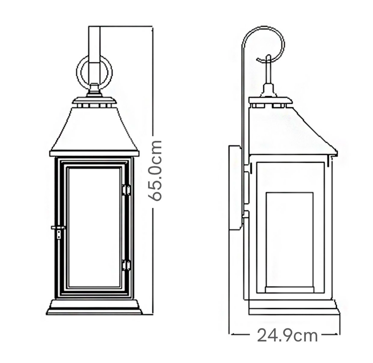 Herd 1lt Large Exterior Wall Lantern - ID 14649