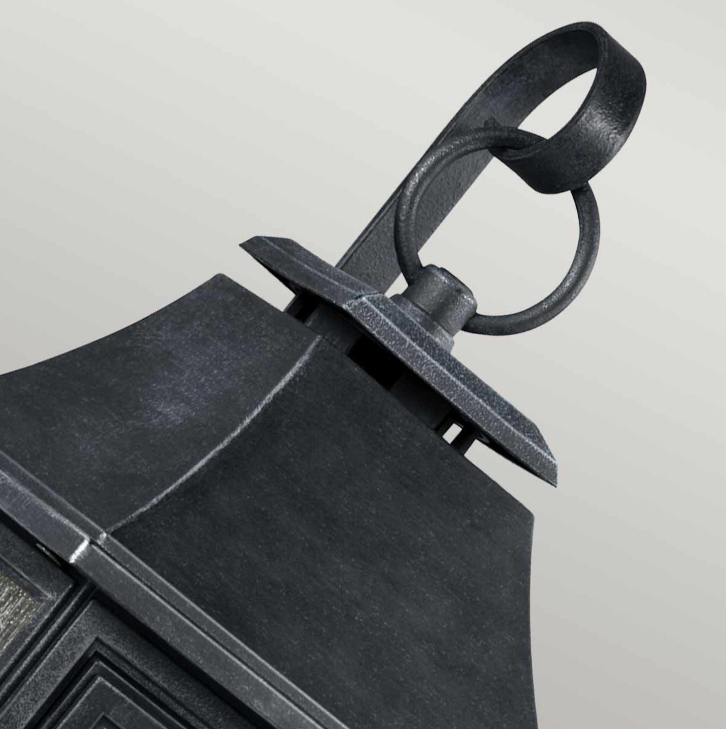 Herd Weathered Zinc Extra Large Exterior Wall Lantern - ID 14650