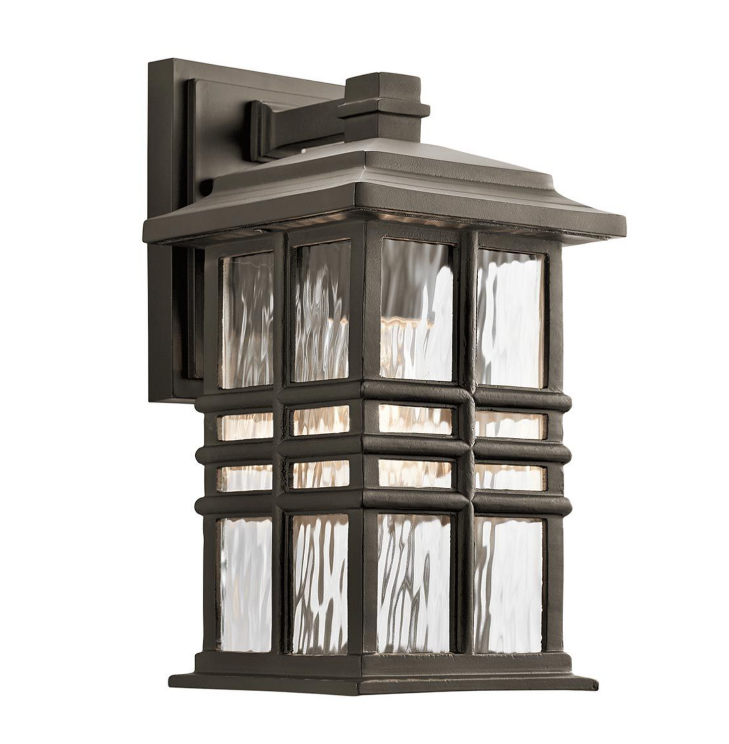 Akari Old Bronze Small Exterior Wall Lantern - ID 14653