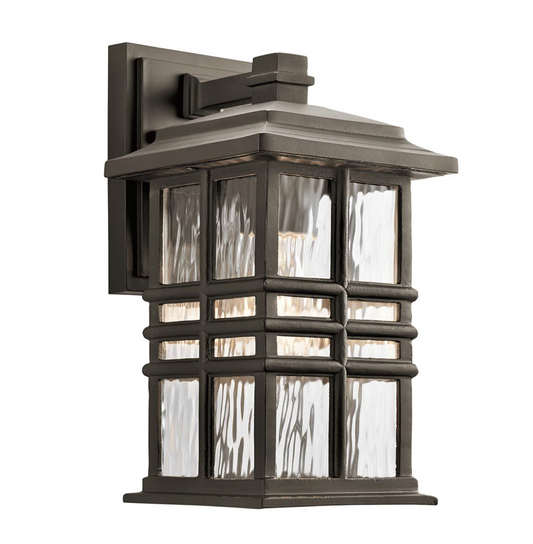 Akari Old Bronze Small Exterior Wall Lantern - ID 14653