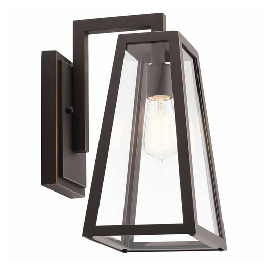 Rubbed Bronze Medium Exterior Wall Lantern - ID 14656
