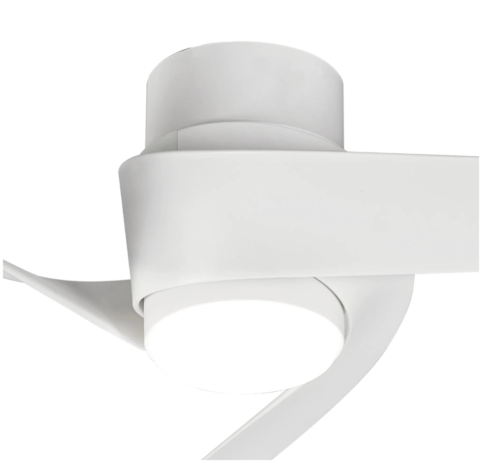 Nuuk 100cm White 24W LED Ceiling Fan - ID 14695