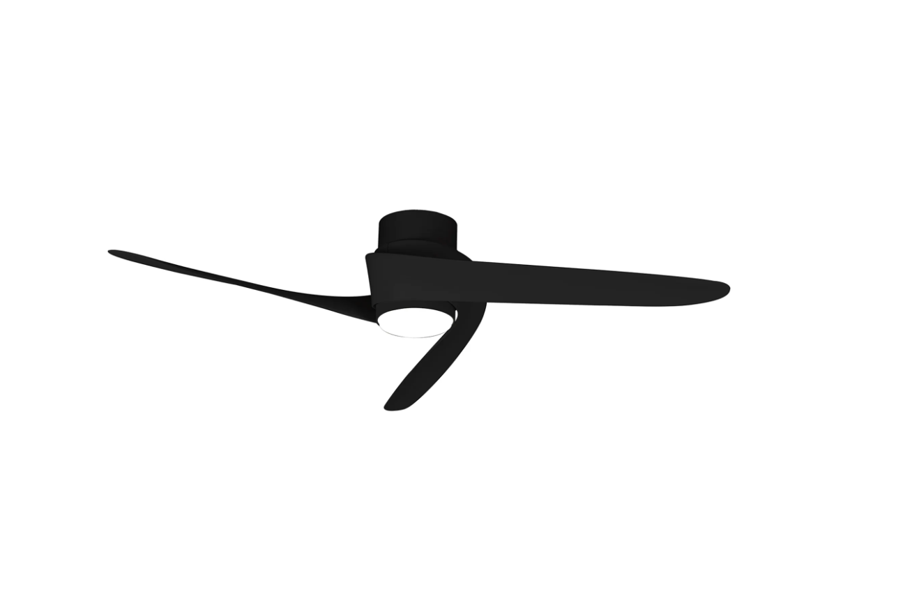 Nuuk 122cm Black 24W LED Ceiling Fan - ID 14699