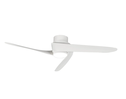 Nuuk 122cm White 24W LED Ceiling Fan - ID 14700