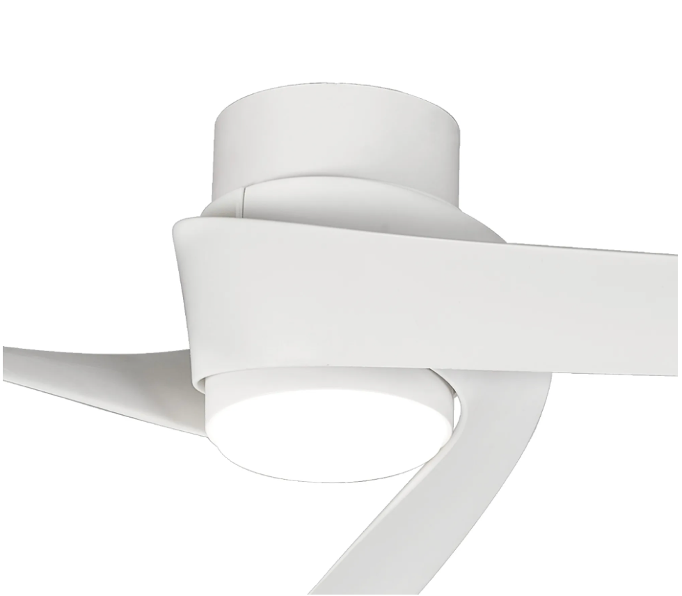 Nuuk 122cm White 24W LED Ceiling Fan - ID 14700