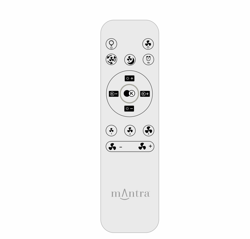 Waves White/Wood 60W LED Ceiling Fan - ID 14709