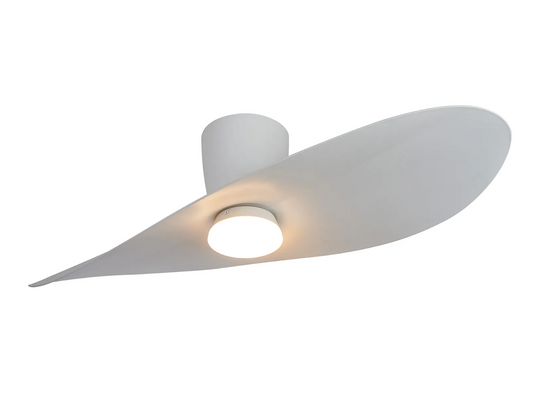 Paddle 112cm White 18W LED Ceiling Fan - ID 14710