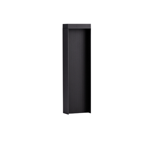 Avenue 50cm Dark Anthracite Exterior Coastal Bollard - ID 14720