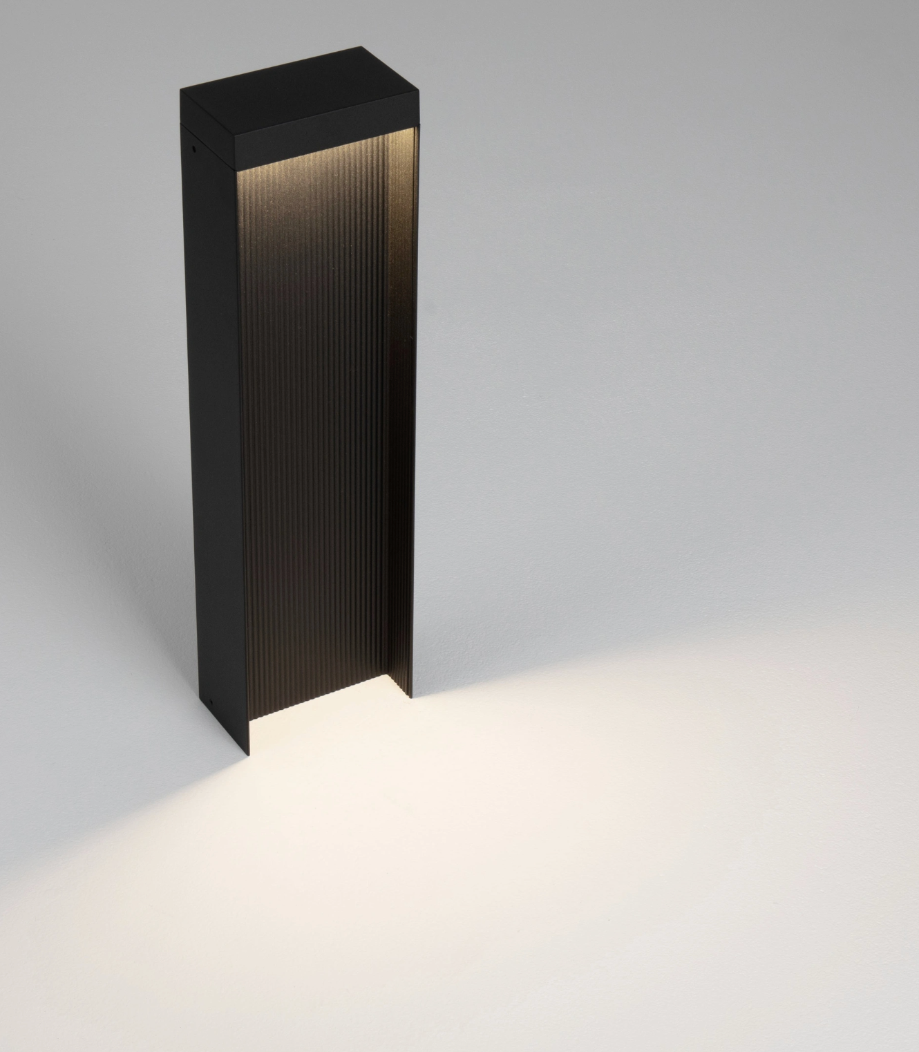 Avenue 50cm Dark Anthracite Exterior Coastal Bollard - ID 14720