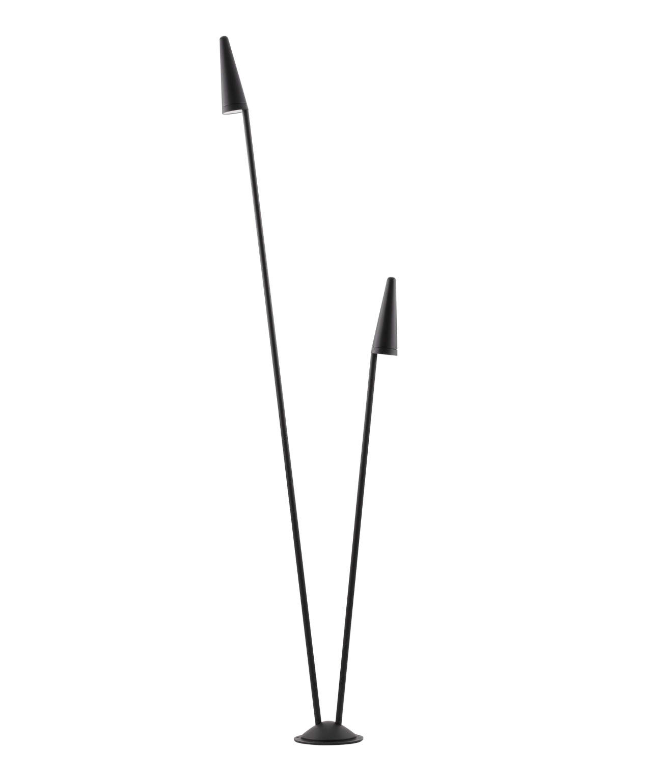 Thorpe Duel Sleek Dark Anthracite Exterior Bollard - ID 14723