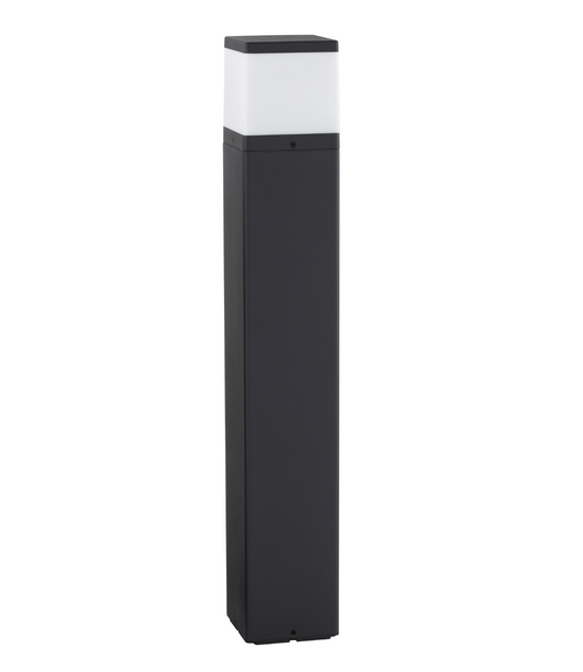 Smith 80cm Dark Grey Simplistic Exterior Bollard - ID 14725