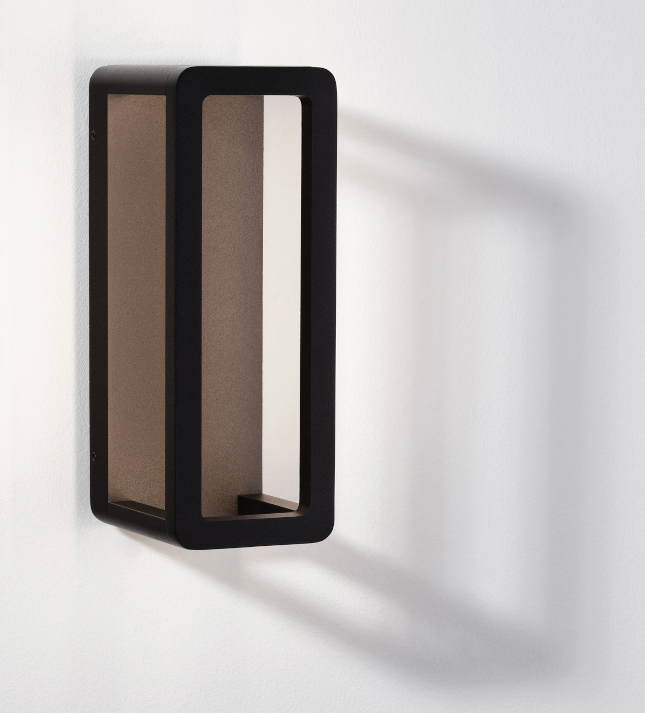 Dirac Dark Anthracite Exterior Wall 9W Box Lantern - ID 14750