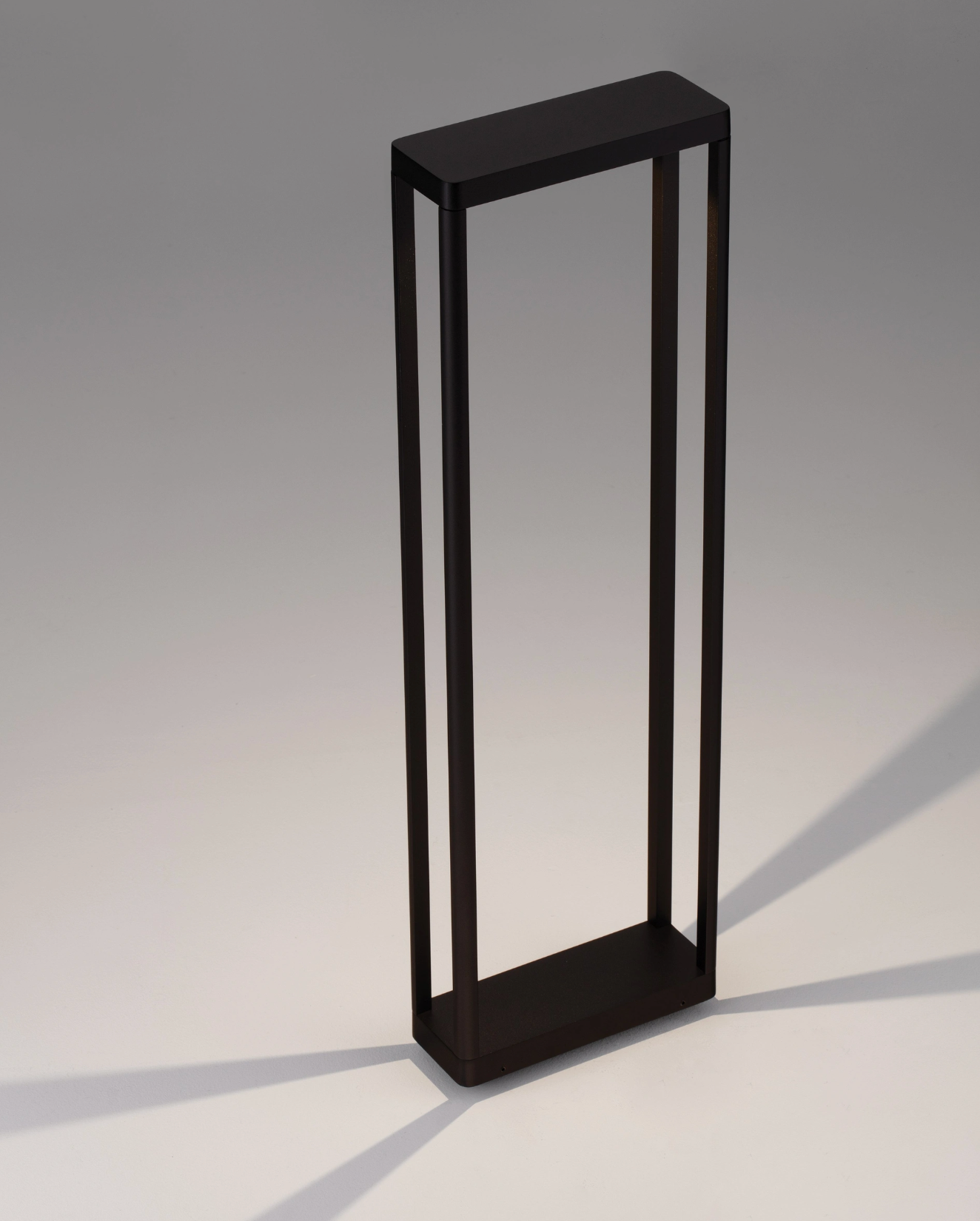 Dirac Large Dark Anthracite Exterior 8W Box Bollard - ID 14753