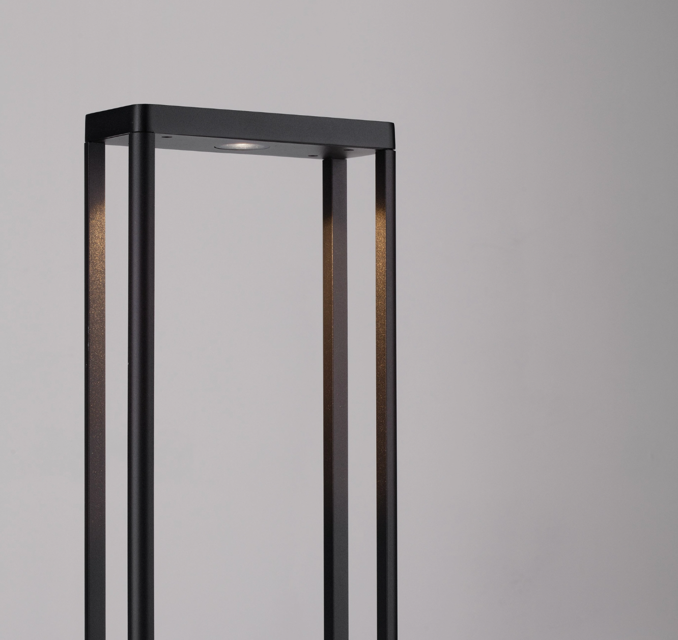 Dirac Large Dark Anthracite Exterior 8W Box Bollard - ID 14753