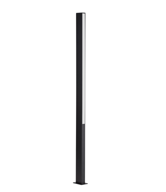 Tachi 150cm Minimalistic Sandy Black Exterior Bollard - ID 14764