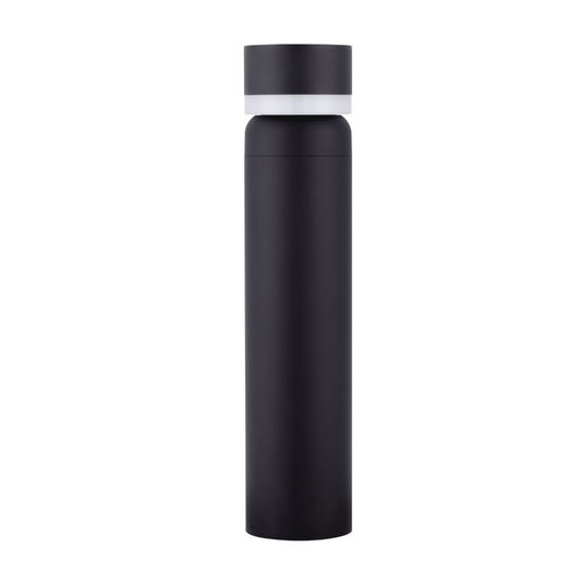 Skye Large Sandy Black Exterior Round Bollard - ID 14767