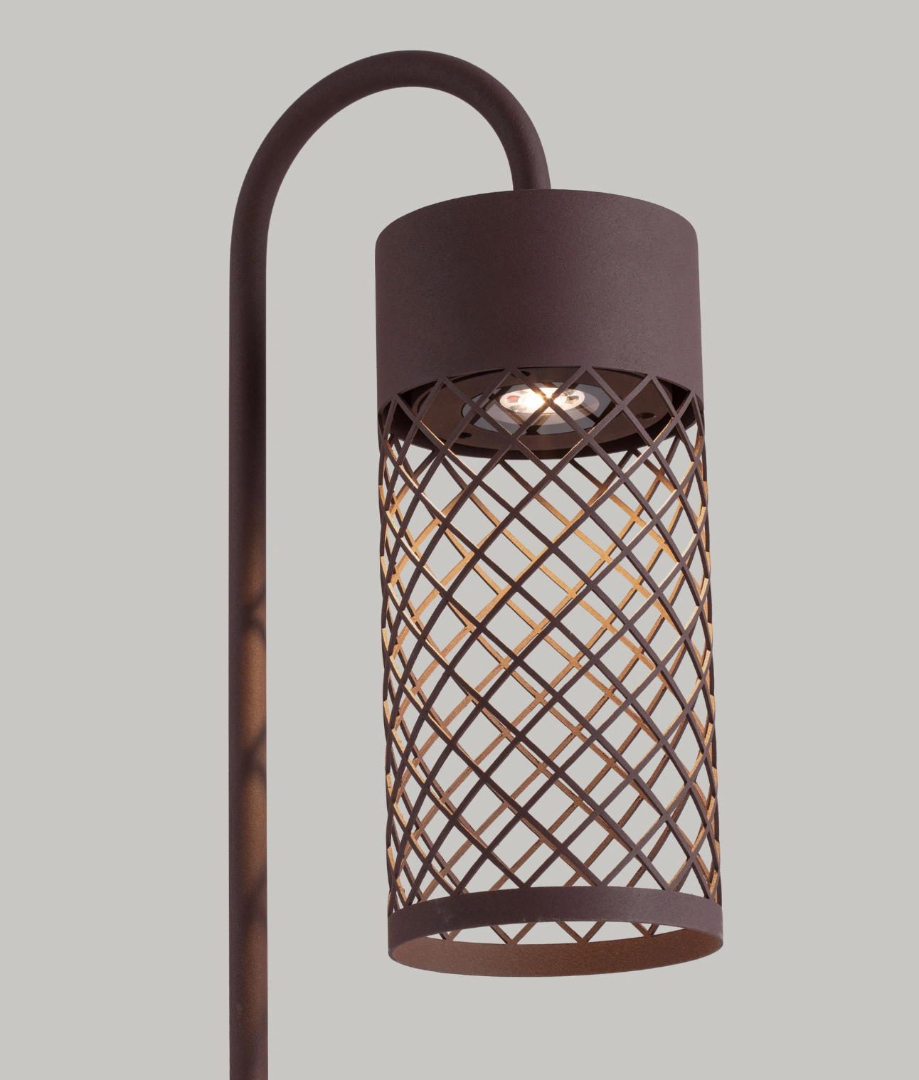 Crue 100cm Corten Intwined Metal Exterior Bollard - ID 14775
