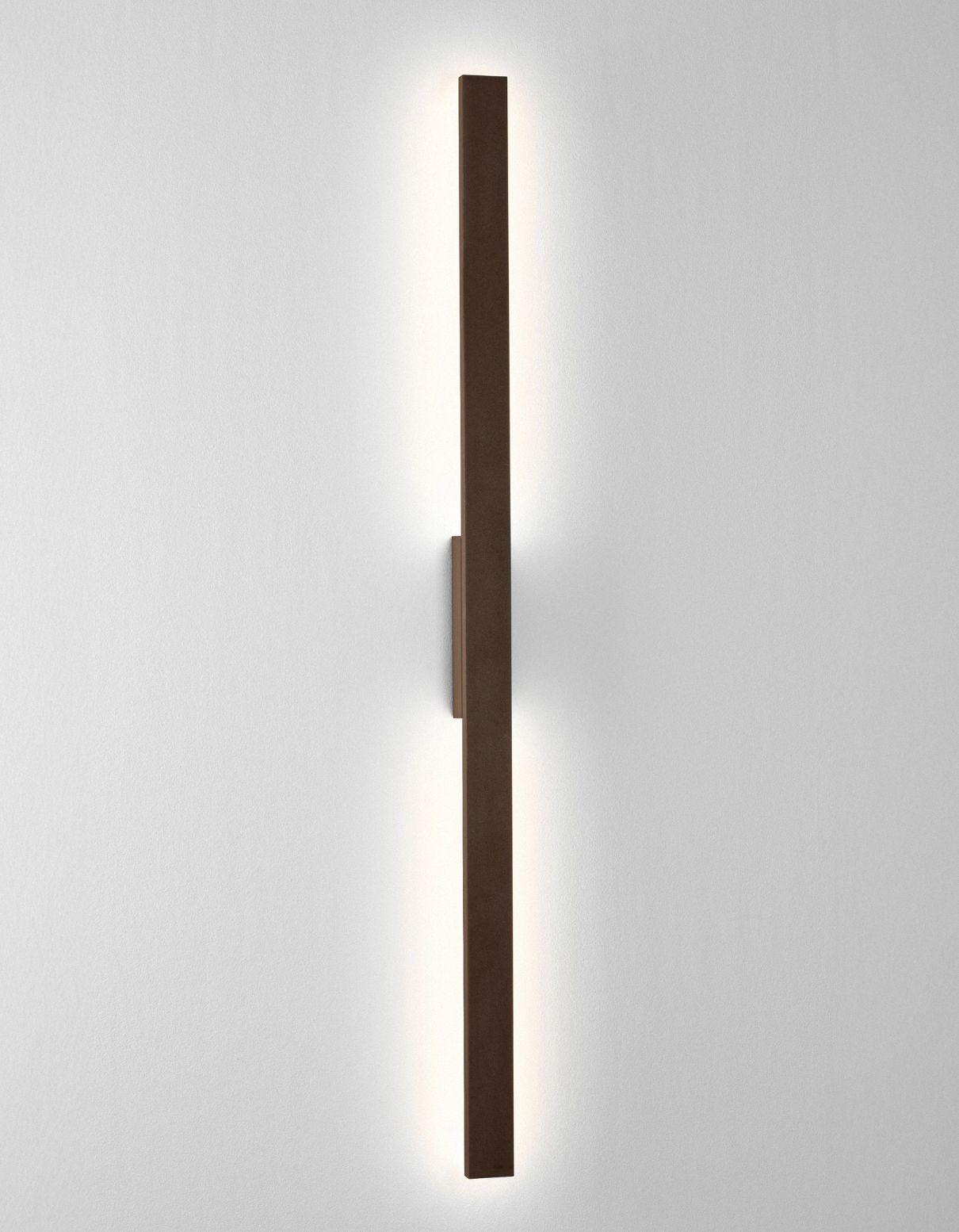 Rodd Vertical Corten Decorative Exterior Coastal Wall Light - ID 14781