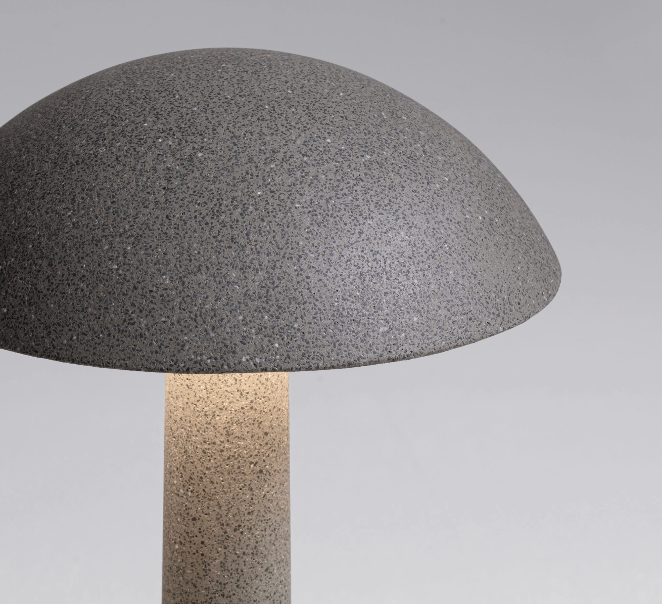 Morel 35cm Black Sandstone Cement Exterior Coastal Bollard - ID 14794