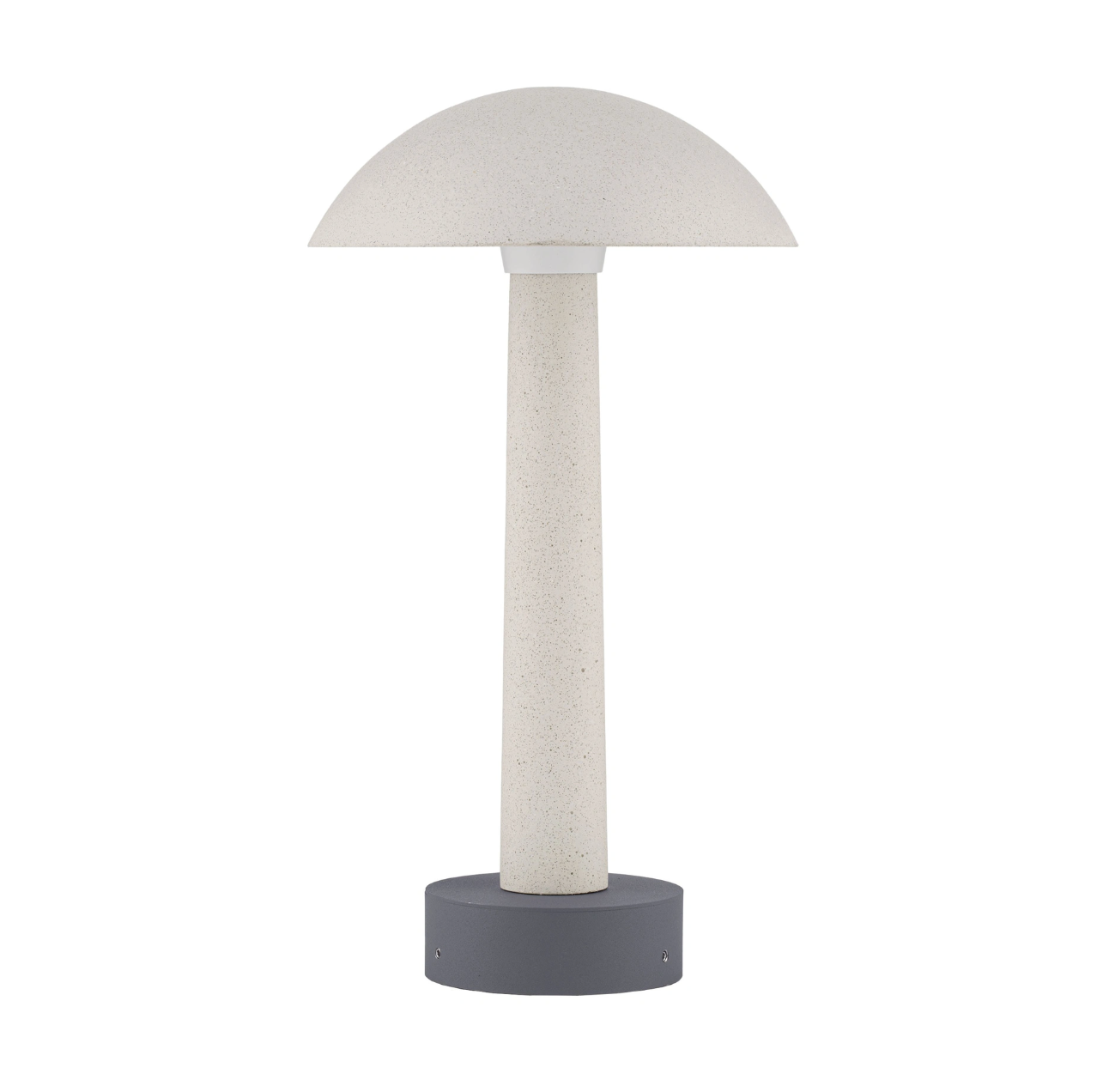 Morel 35cm White Sandstone Cement Exterior Coastal Bollard - ID 14795