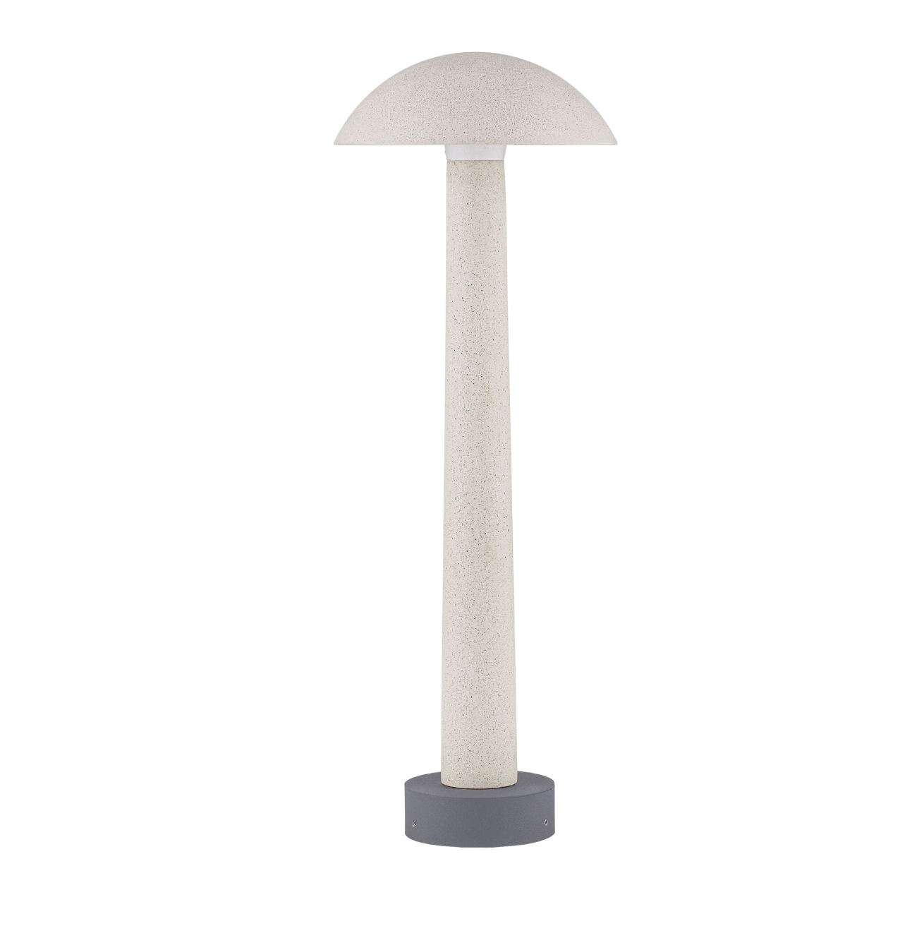 Morel 55cm White Sandstone Cement Exterior Coastal Bollard - ID 14797
