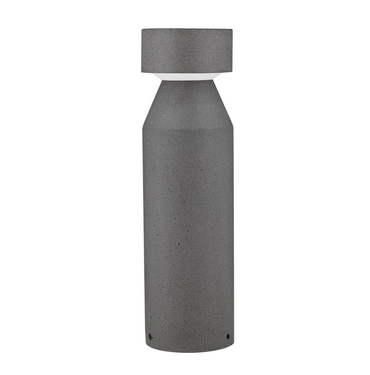 Gizmo 55.5cm Black Sandstone Cement Exterior Coastal Bollard - ID 14800