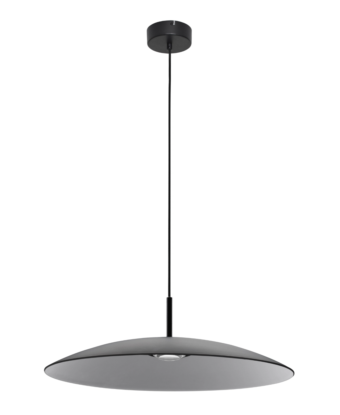 Life 60cm Smokey Glass Disc Pendant - ID 14832