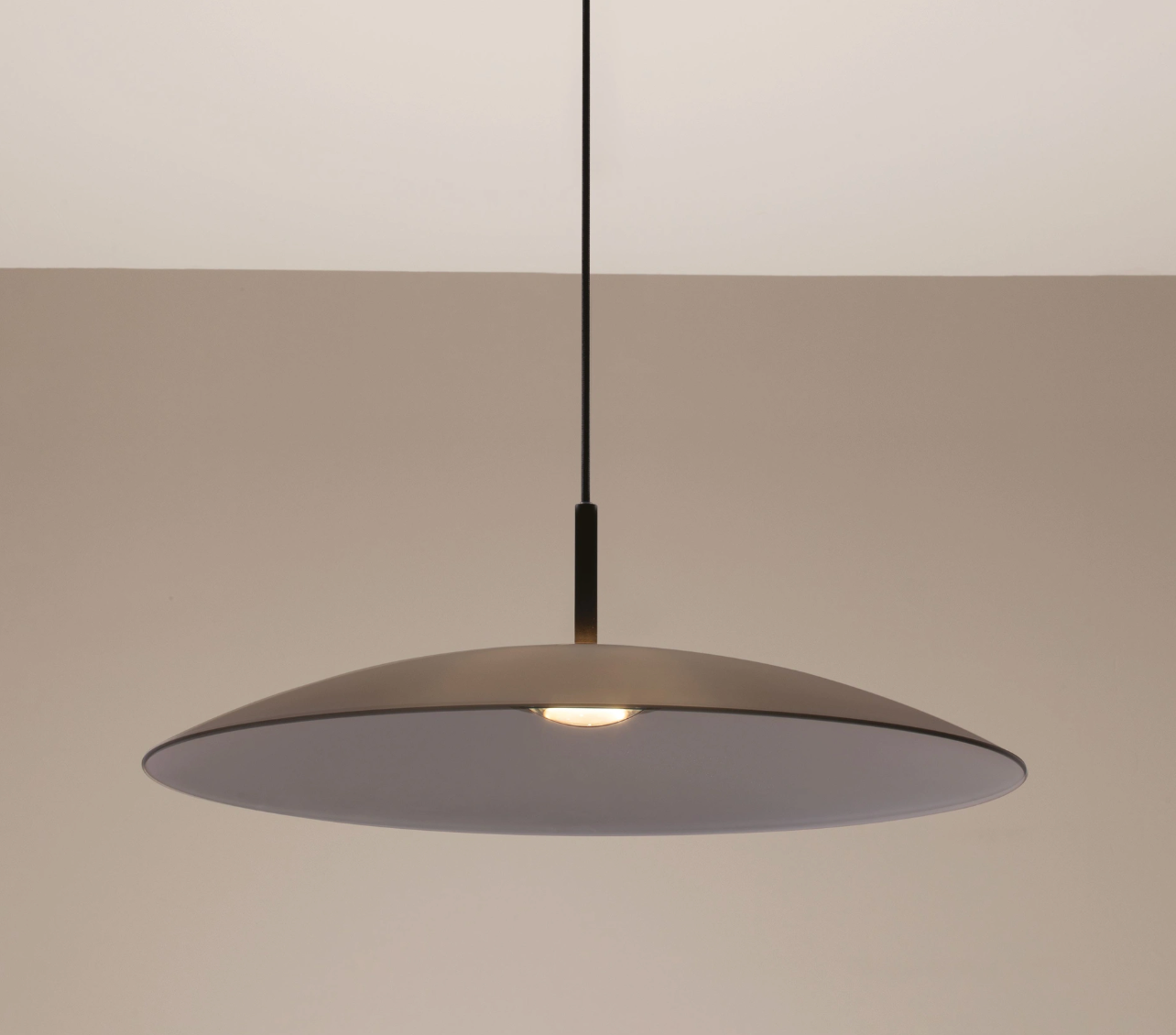 Life 60cm Smokey Glass Disc Pendant - ID 14832