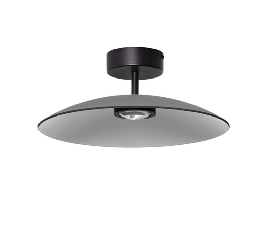 Life Flush 40cm Smoked Glass Disc Light - ID 14834