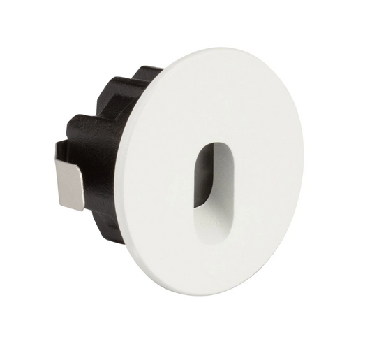 NL ID 14844 indoor wall recessed step light, white, integral driver