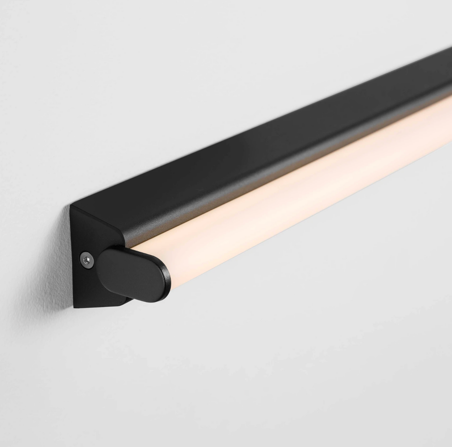 NL Endor Black Bathroom Wall Light IP44 - ID 14675