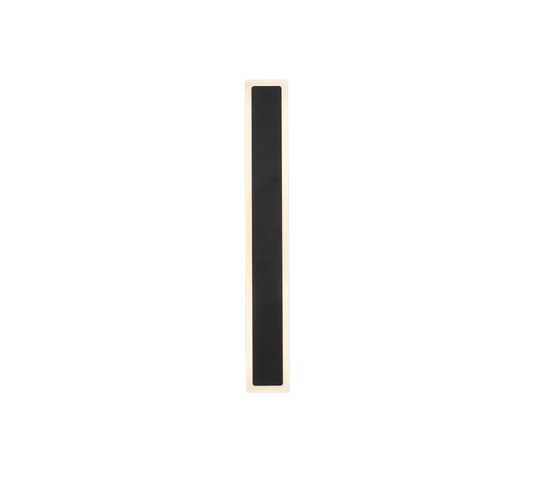 Black 60cm Rectangular Exterior IP65 Wall Light - ID 14911
