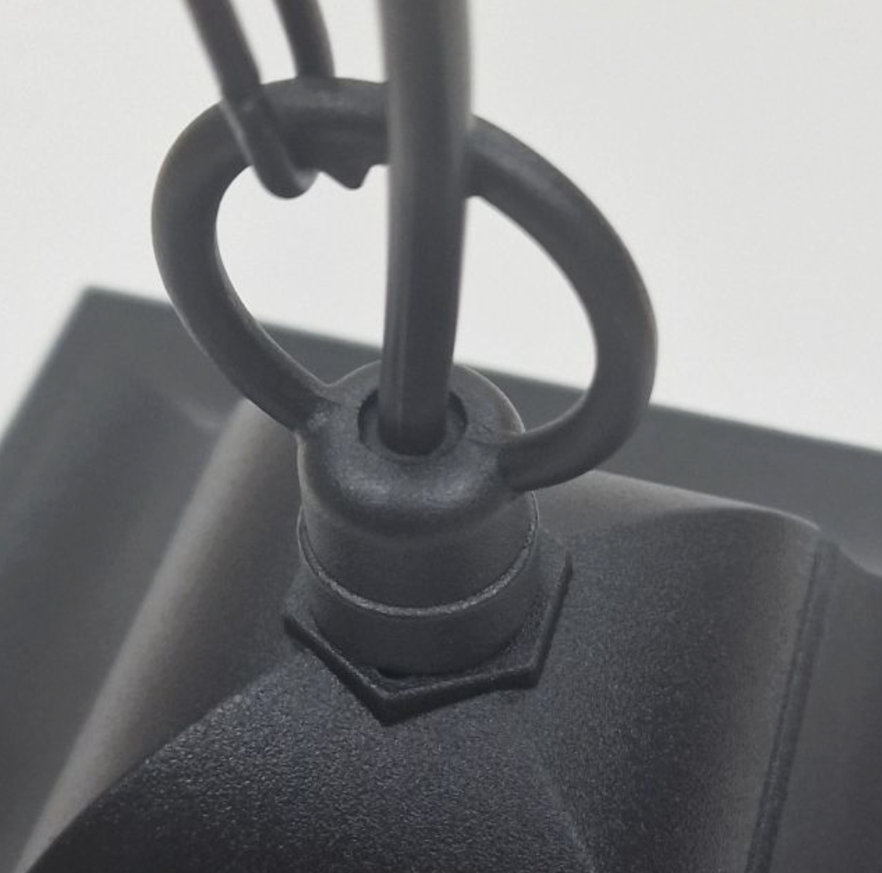 EFL Archway Black Mini Outdoor IP44 Lantern Pendant - ID 14726
