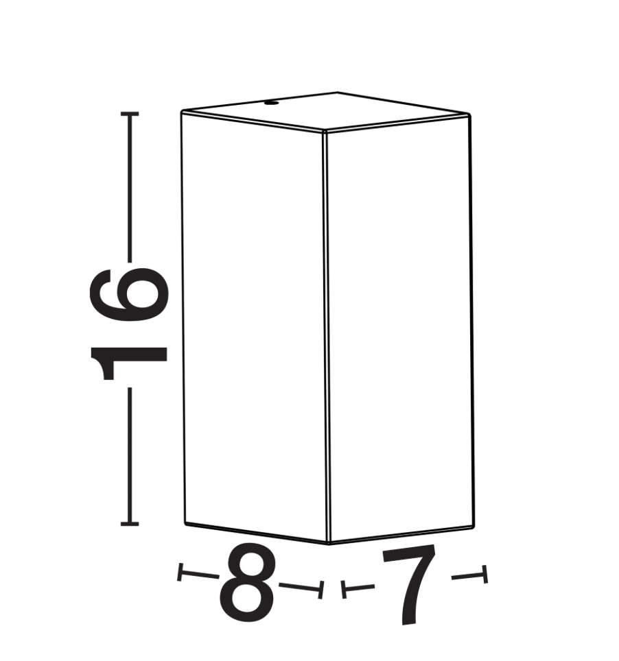 TOME Brown IP65 Outdoor 2lt Wall Light - ID 14922
