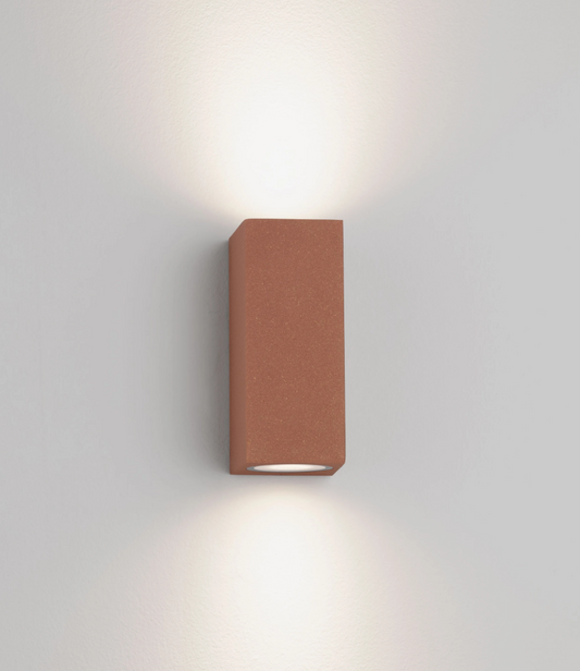 TOME Orange IP65 Outdoor 2lt Wall Light - ID 14924
