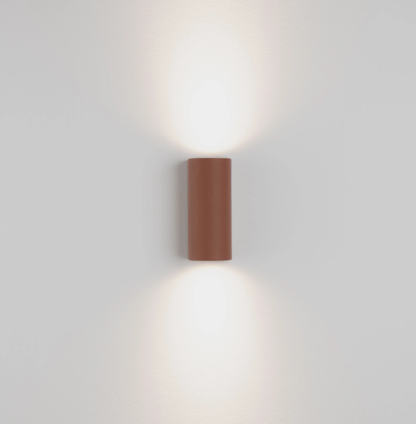 MORT Orange IP65 Outdoor Up Down Wall Light - ID 14932