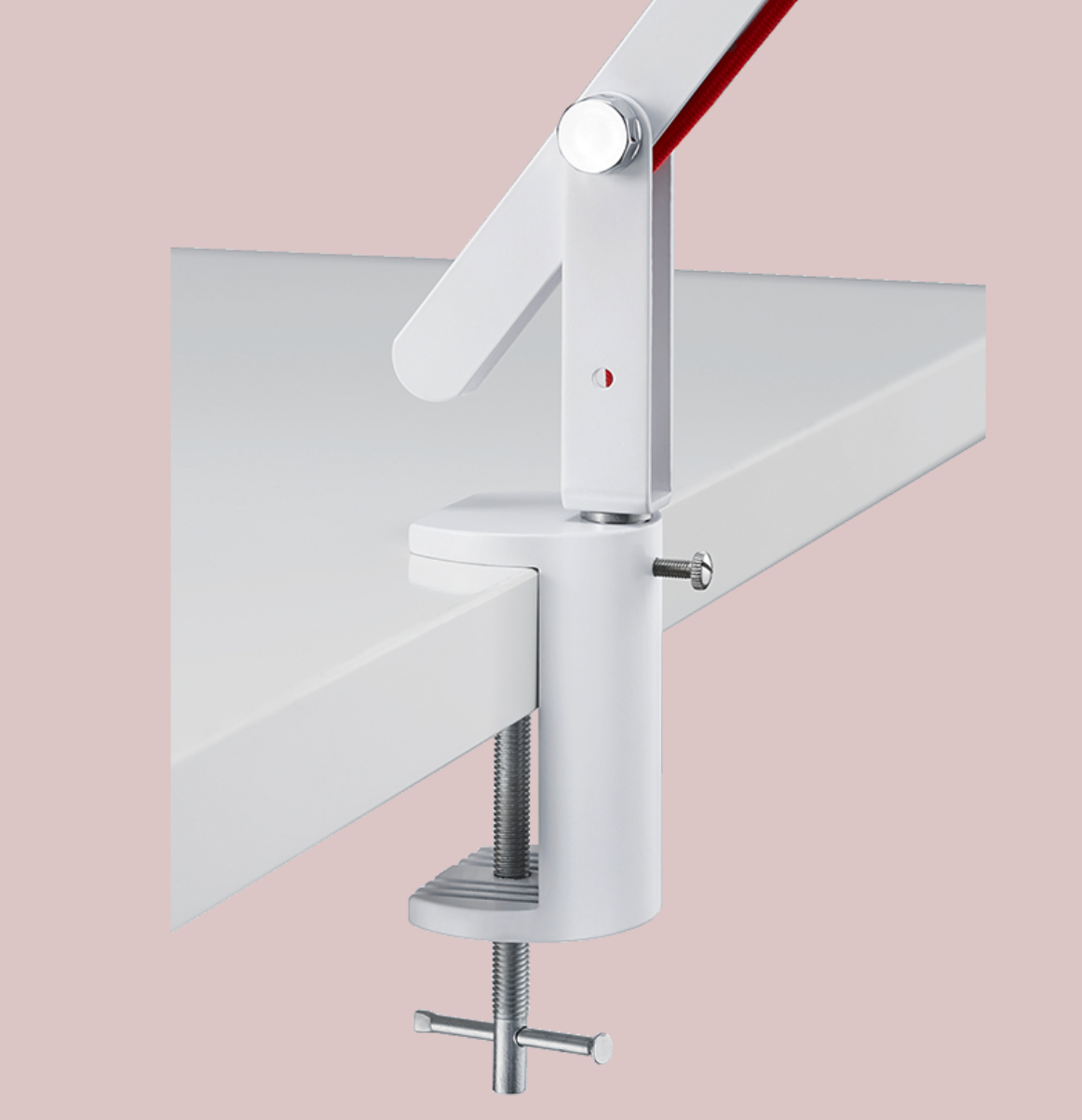 White Adjustable Arm LED Desk Lamp - ID 14947