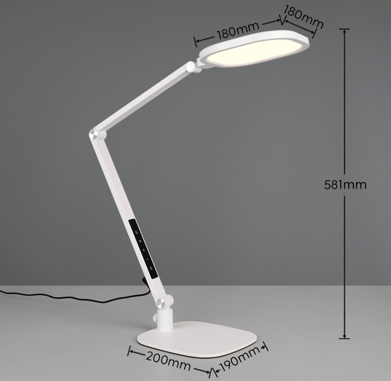 VERS Adjustable White Desk Light - ID 14949
