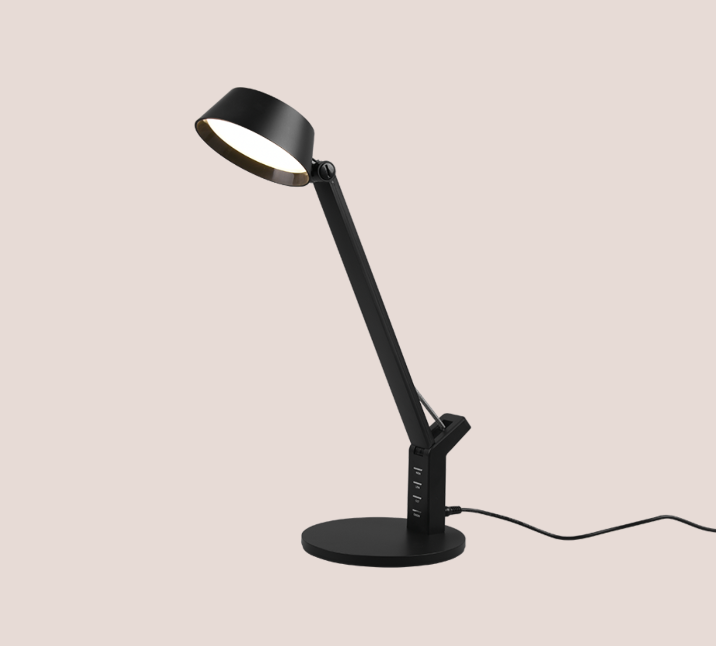 TARLA Adjustable Arm Black Desk Lamp - ID 14952